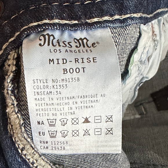 Miss Me Mid-Rise Boot Jeans - Picture 7 of 7